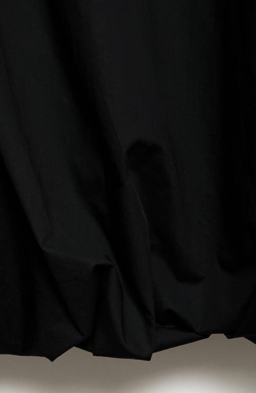Mango Bubble Hem Skirt In Black