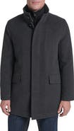 Cole Haan Shirt Collar Wool Blend Top Coat