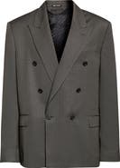 Acne Studios Jarvel Double Breasted Herringbone Blazer