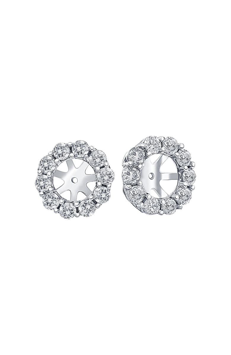 Bliss Diamond 14K Gold 1 1/2 Ct. Diamond Studs Earring Jackets (9mm) Lab Grown, Alternate, color, 