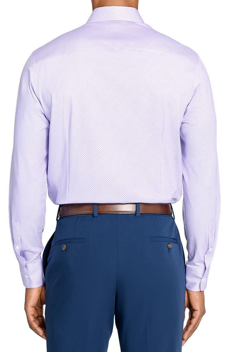 Slim Fit Crisscross Reworked Dress Shirt, Alternate, color, LILAC