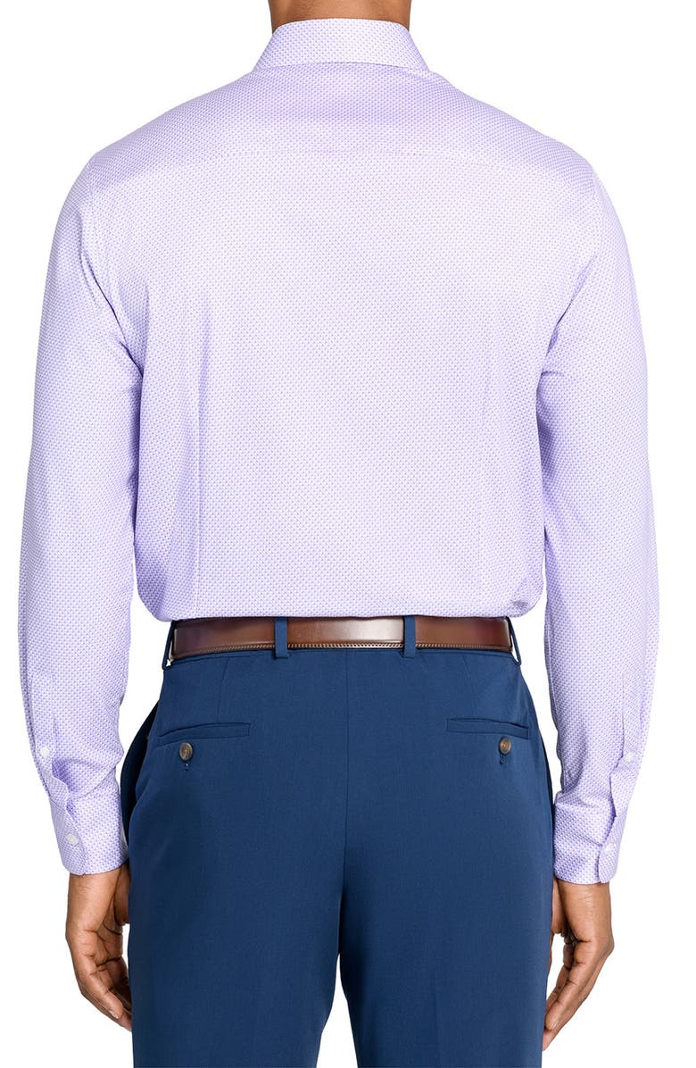 W.R.K Slim Fit Crisscross Reworked Dress Shirt, Alternate, color, Lilac