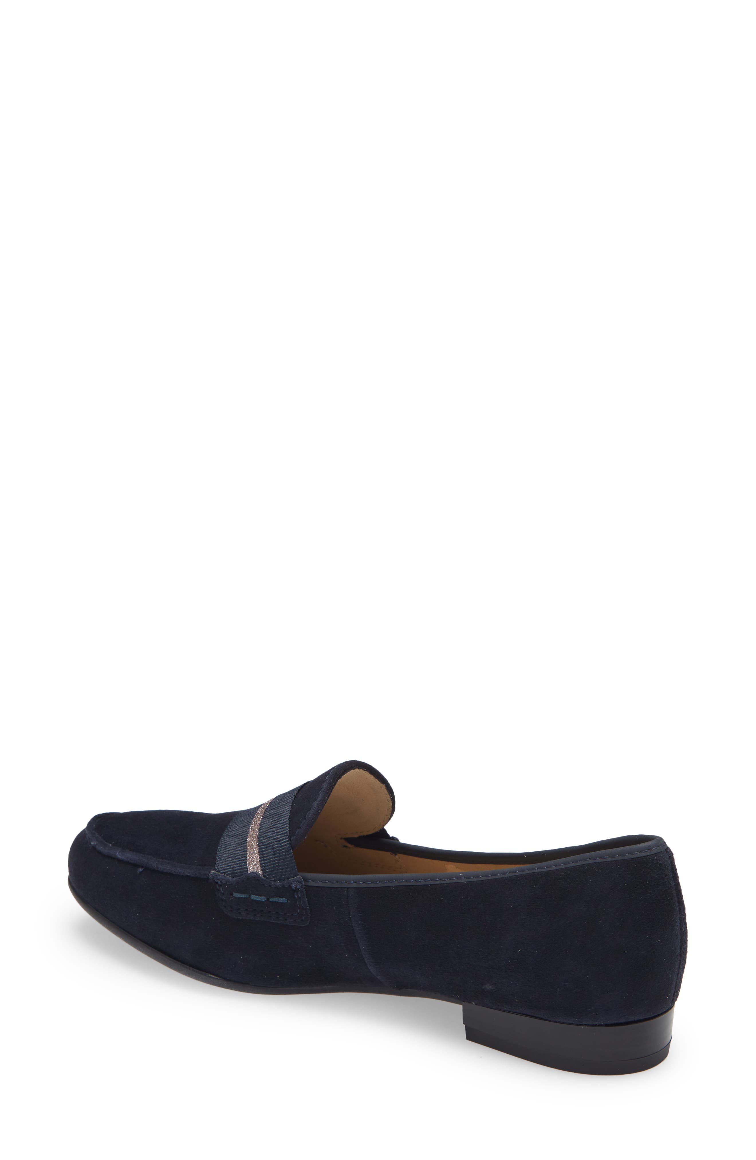 ara Kandy Loafer, Alternate, color, Blue Suede