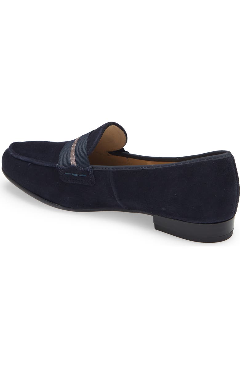 ara Kandy Loafer, Alternate, color, Blue Suede