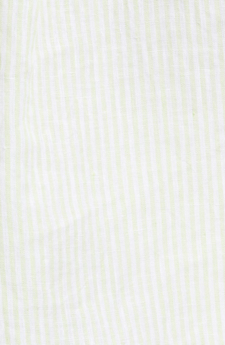 Tommy Bahama Sunshine Waves Sleeveless High-Low Linen Blouse, Alternate, color,