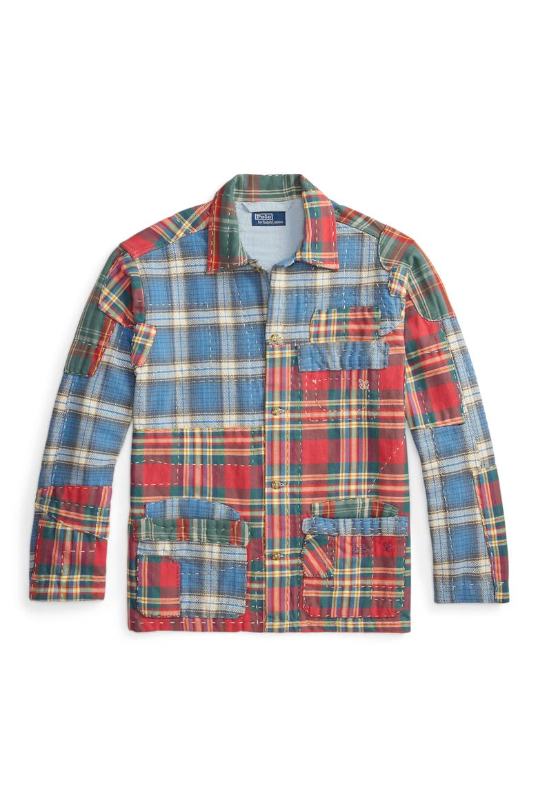 Outdoorsman Patchwork Flannel Shirt, Alternate, color, VALLEY PEICING