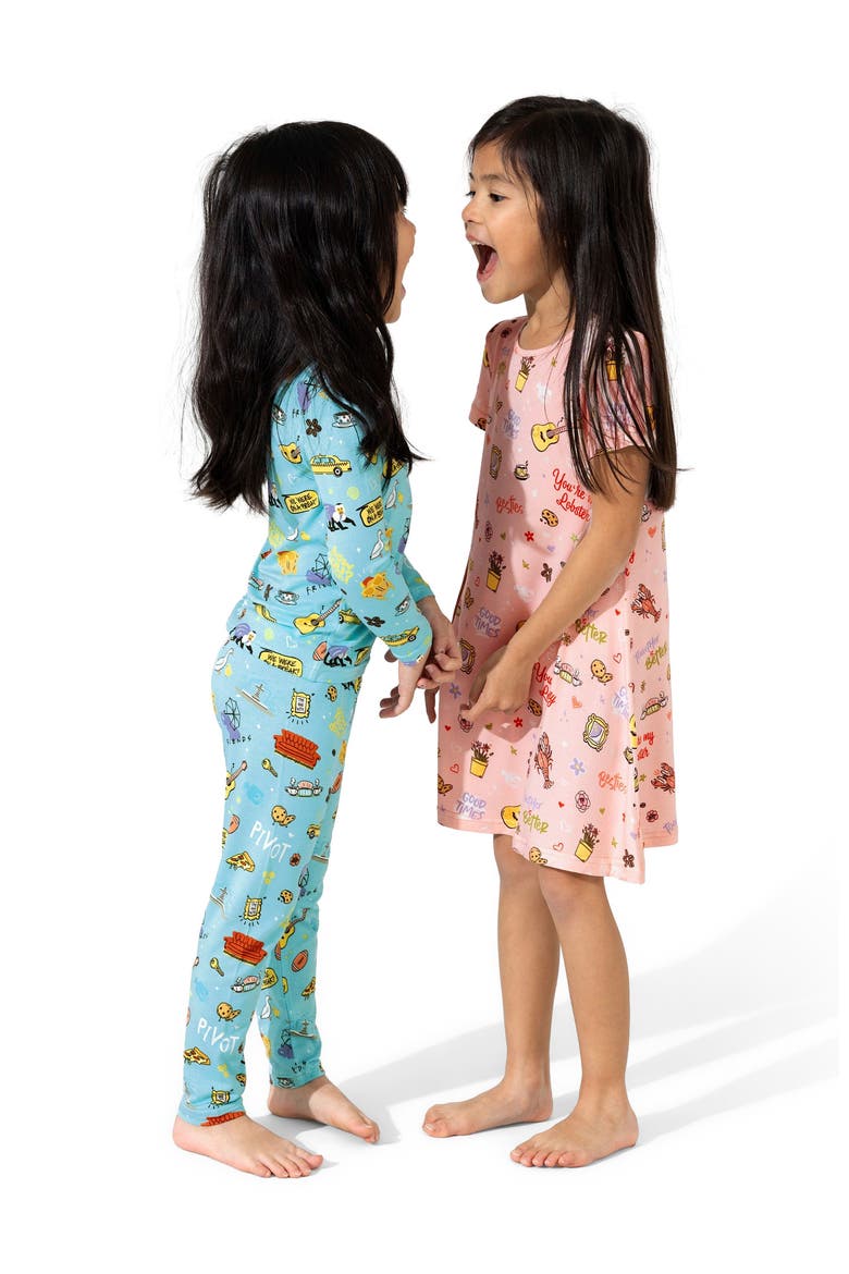 Kids' Friends You're My Lobster Short Sleeve Dress, Alternate, color, Friends: My Lobster