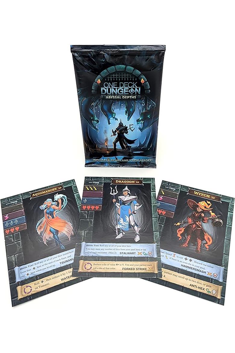 BATEMEN One Deck Dungeon Abyssal Depths, Alternate, color, Multicolored