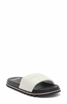 The Leather Slide Sandal