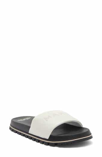 The Leather Slide Sandal