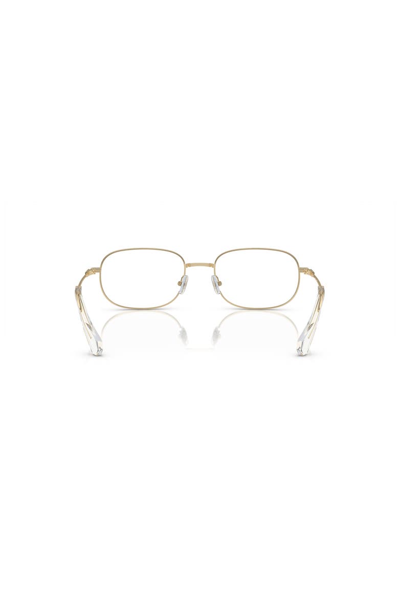 54mm Rectangle optical glasses, Alternate, color, Gold