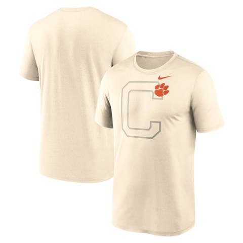 Men's Nike Natural Clemson Tigers Campus Shadow Legend Performance T-Shirt