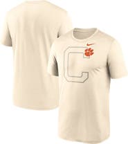 Nike Men's Nike Natural Clemson Tigers Campus Shadow Legend Performance T-Shirt