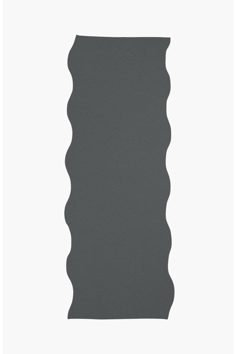 Wavy Mat Towel, Main, color, Charcoal