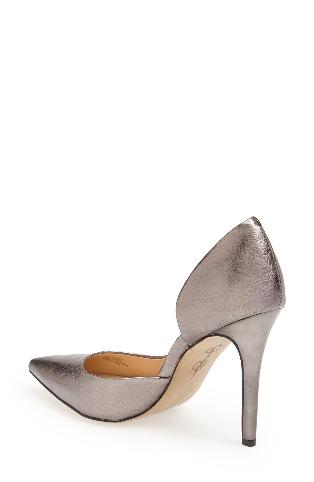 'Claudette' Pump, Alternate, color, GUNMETAL