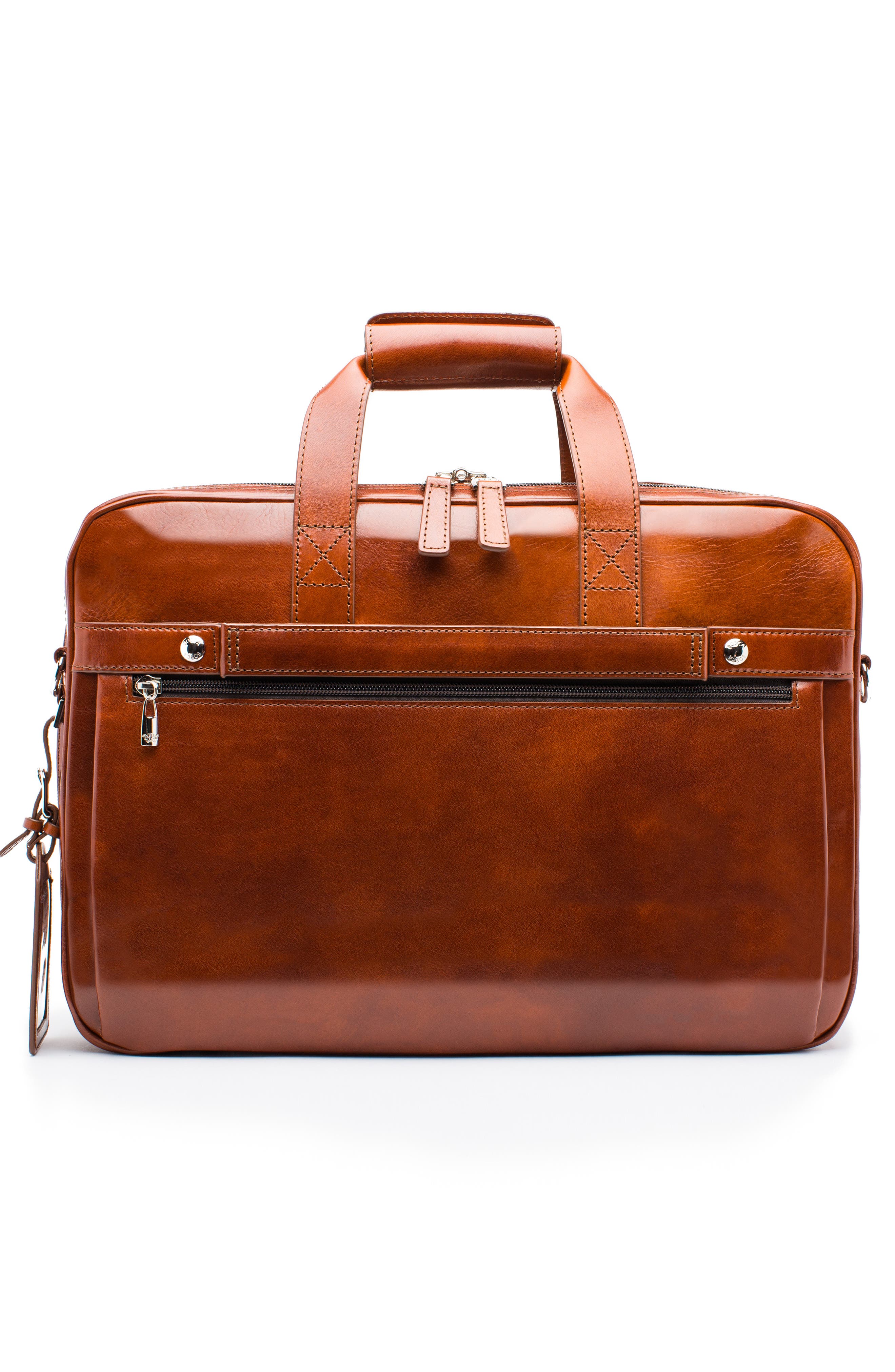 Bosca Stringer Leather Briefcase, Alternate, color, 