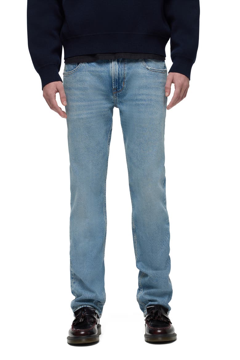 Blake Slim Straight Leg Jeans, Main, color, STONE WASH