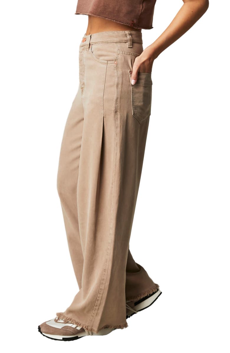 Free People We the Free Old West Slouchy Wide Leg Jeans, Alternate, color, 