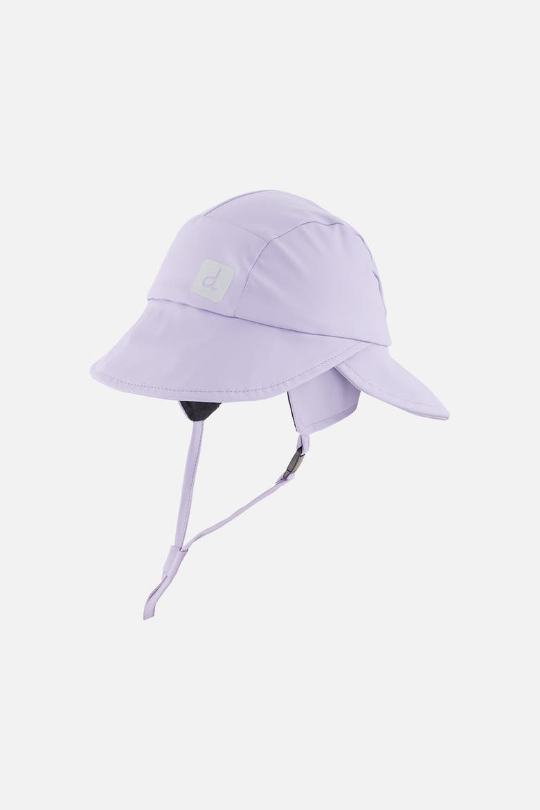 Waterproof Wide Brim Chin Strap Rain Hat, Main, color, Mauve