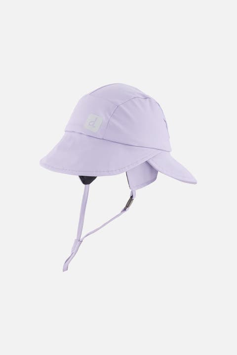 Waterproof Wide Brim Chin Strap Rain Hat