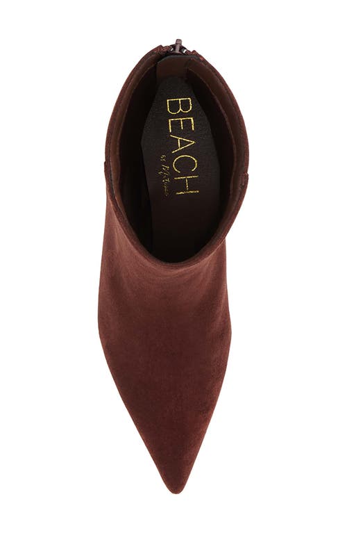 Matisse Genesis Kitten Heel Bootie In Brown