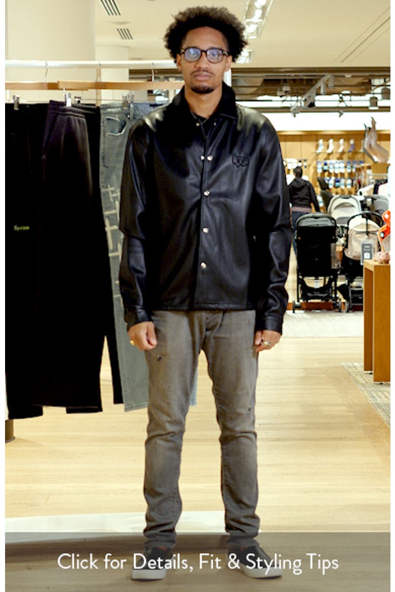 Parlan Faux Leather Shacket video
