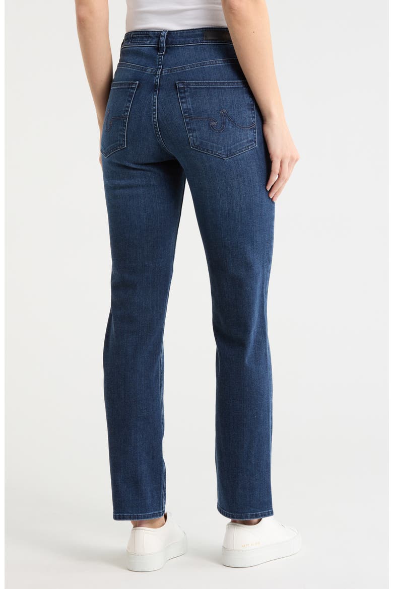 Saige High Waist Straight Leg Jeans, Alternate, color, FOXGROVE