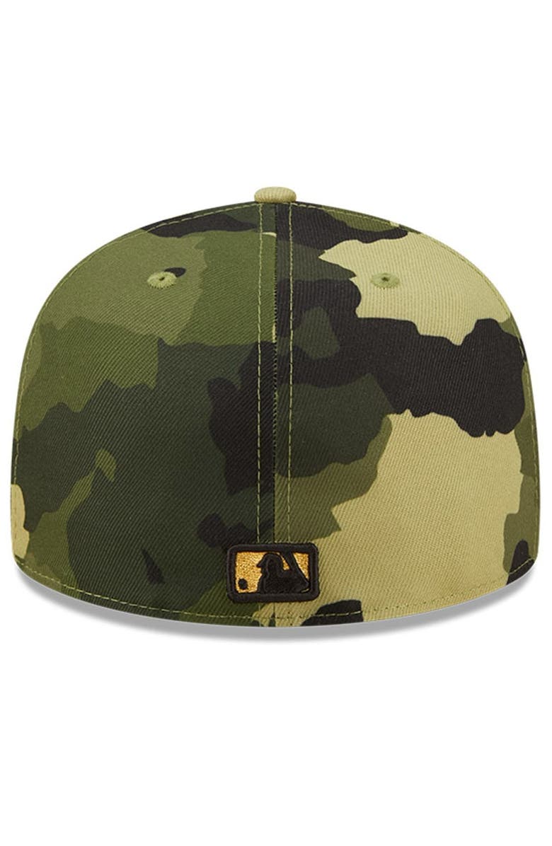 New Era Men's New Era Camo Washington Nationals 2022 Armed Forces Day On-Field 59FIFTY Fitted Hat, Alternate, color,