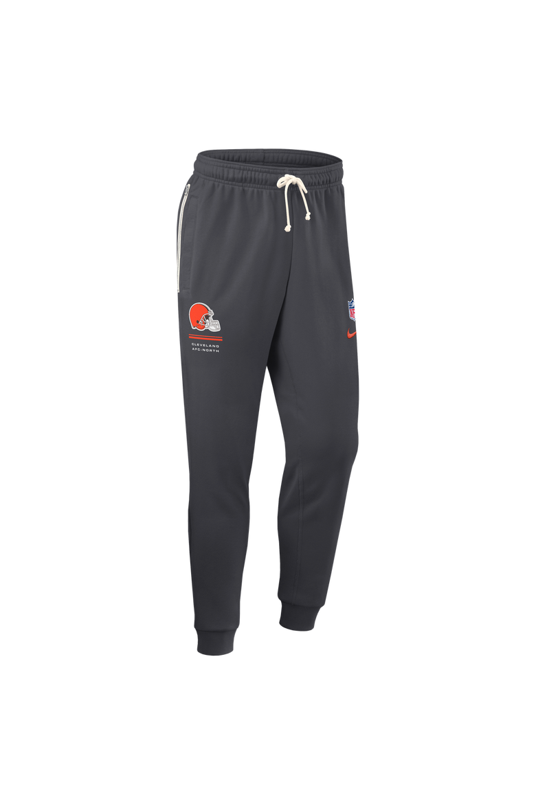 Men's Nike Charcoal Cleveland Browns Sideline Standard Issue Touchback Kick Dri-FIT Taper Pants, Alternate, color, Charcoal