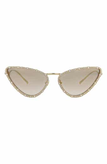 Crystal Cat Eye Sunglasses