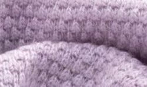 Portolano Popcorn Stitch Infinity Scarf In Purple