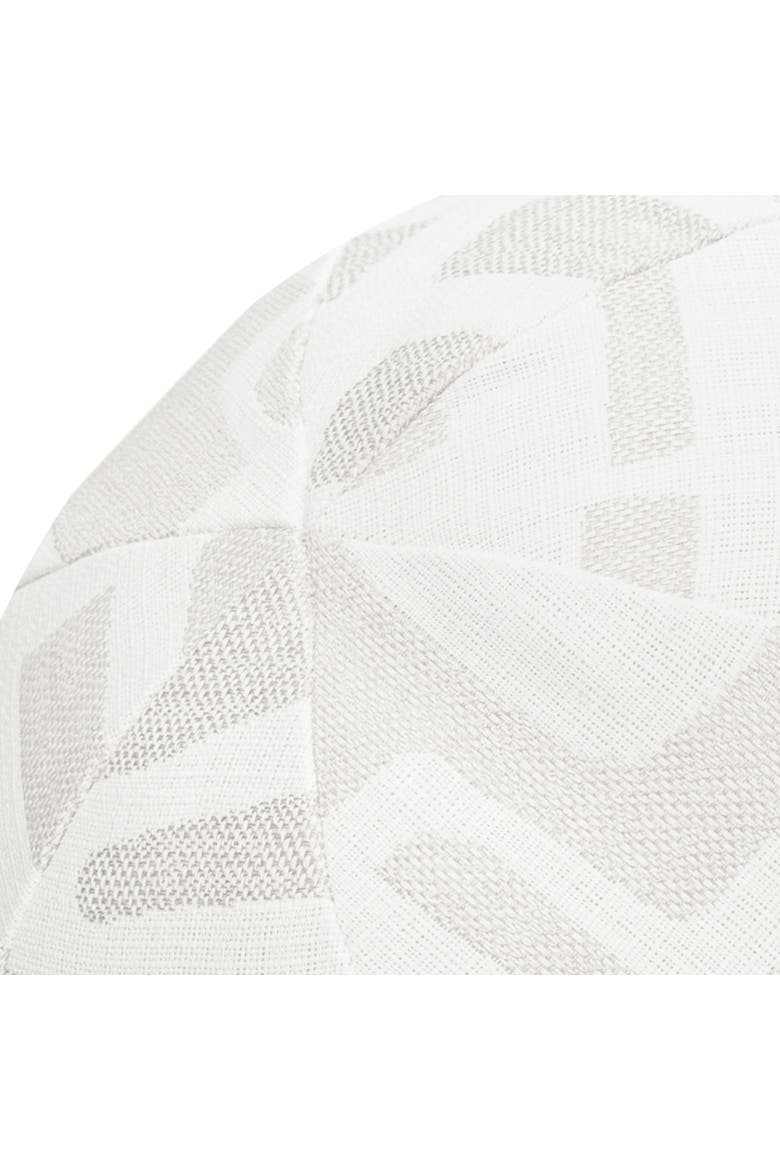 Noble Indoor & Outdoor Woven Accent Orb Pillow, Alternate, color, Alabaster