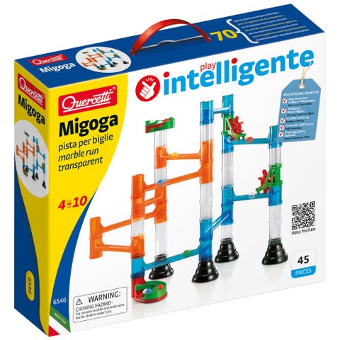 Migoga Run Transparent 45 Piece Marble Run
