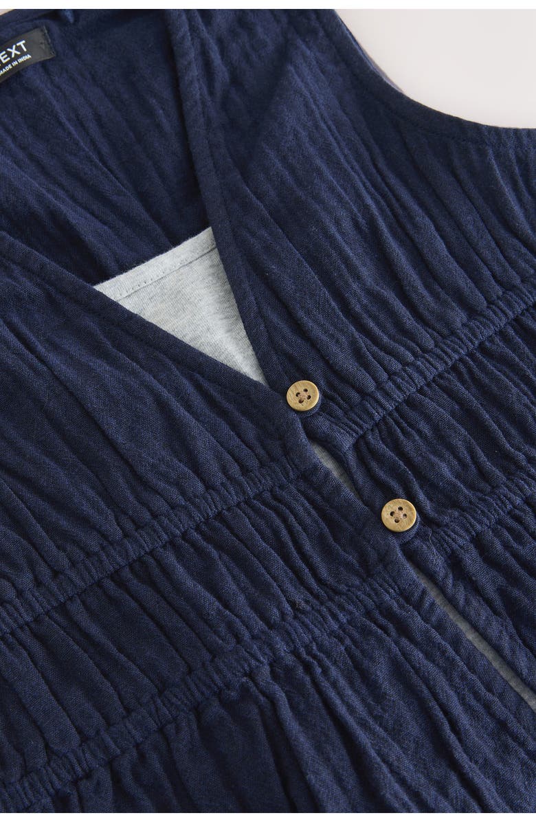 NEXT Kids' Sleeveless Top, Vest & Shorts Set, Alternate, color, Blue