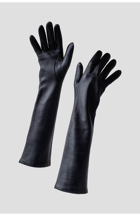 Leather Gloves Long Leather Gloves