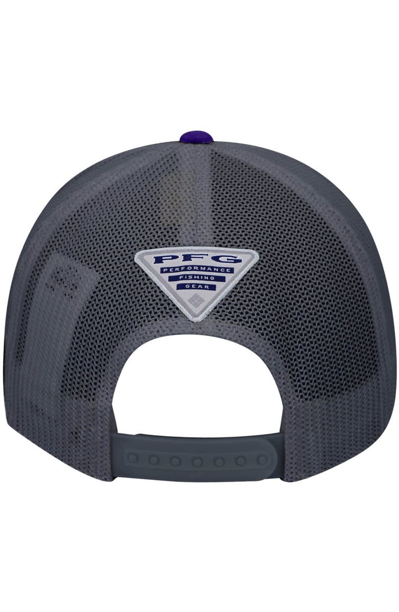 Columbia Men's Columbia Purple LSU Tigers PFG Snapback Adjustable Hat, Alternate, color, Purple