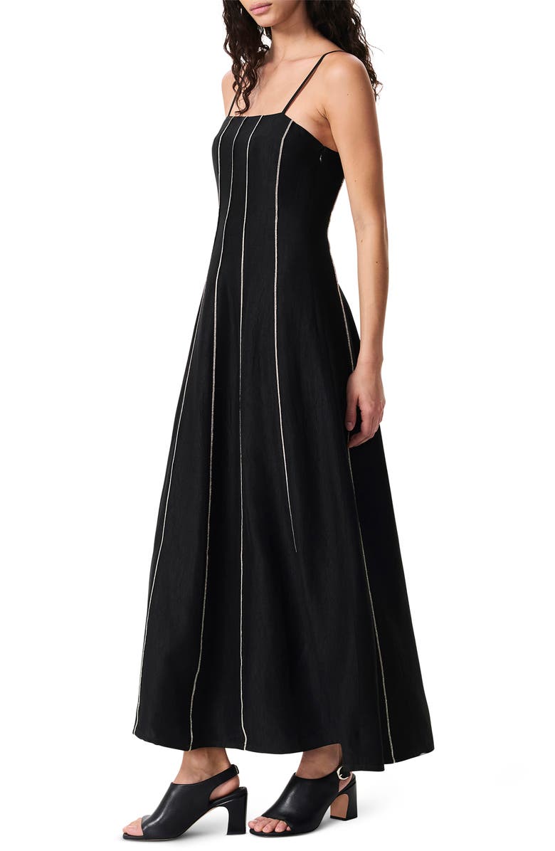 rag & bone Kennedy Beaded A-Line Dress, Alternate, color, Black