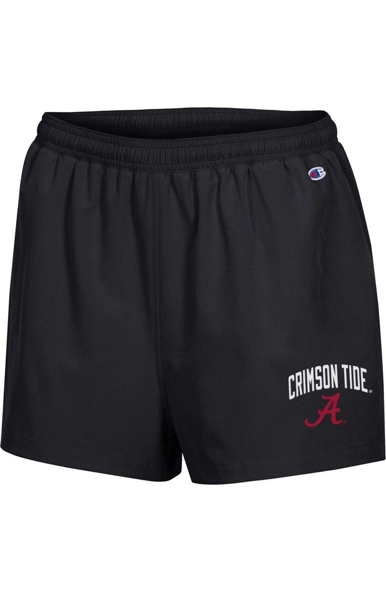 Champion Women's Champion Black Alabama Crimson Tide Football Fan High Waist Shorts, Alternate, color, 