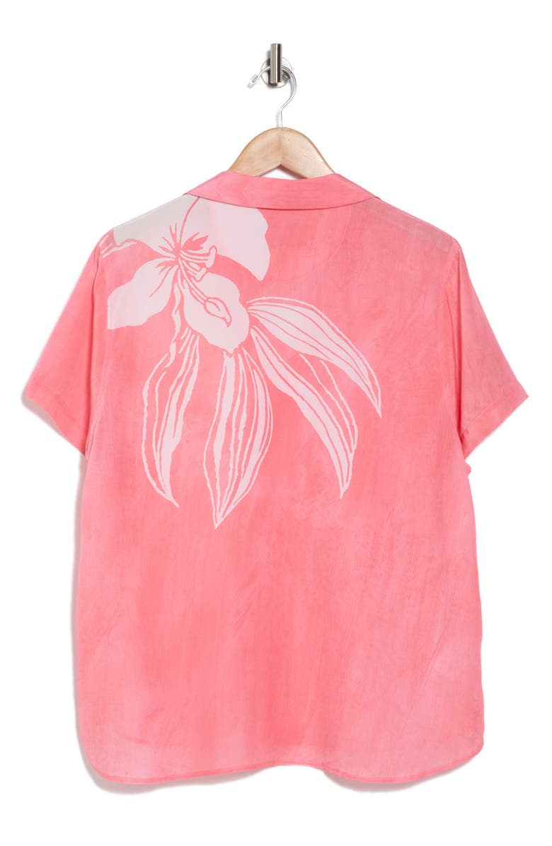 Tommy Bahama Hidden Grove Talulla Silk Camp Shirt, Alternate, color,