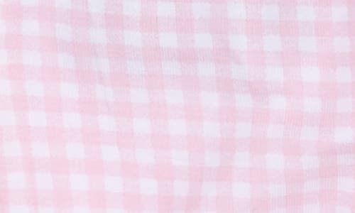 Angel Dear Mini Gingham Bodysuit In Pink