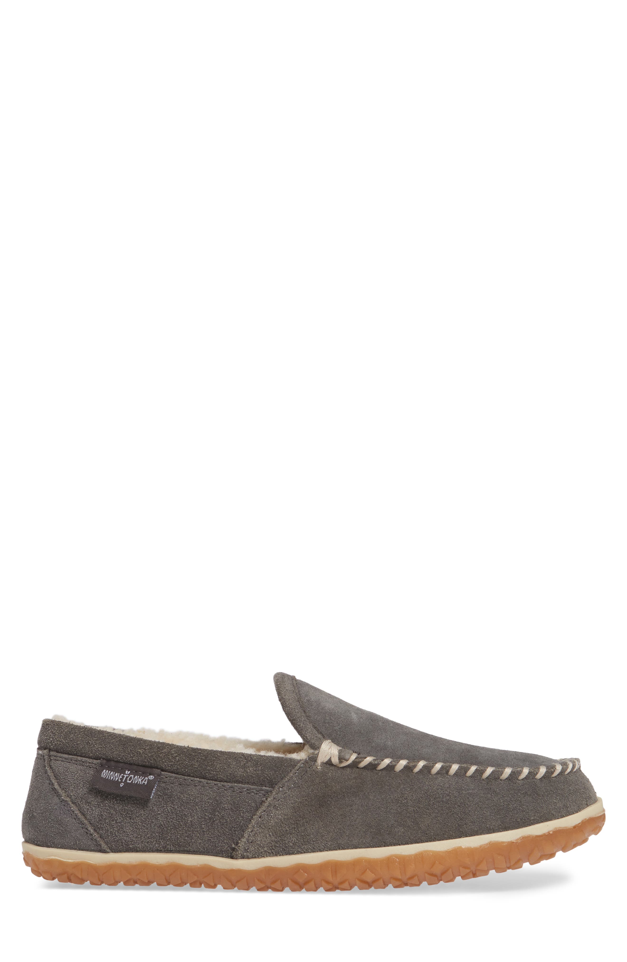 Minnetonka Tilden Faux Shearling Lined Slipper, Alternate, color, 