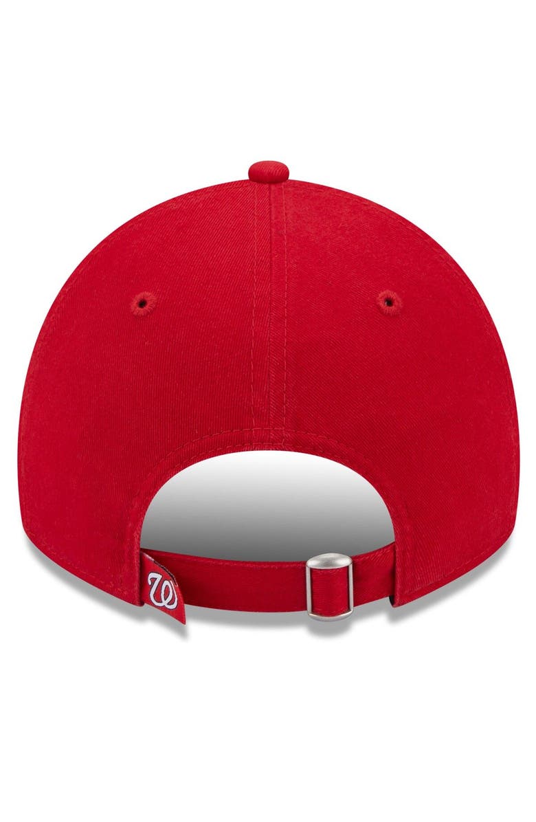 New Era Women's New Era Red Washington Nationals Leaves 9TWENTY Adjustable Hat, Alternate, color, Red