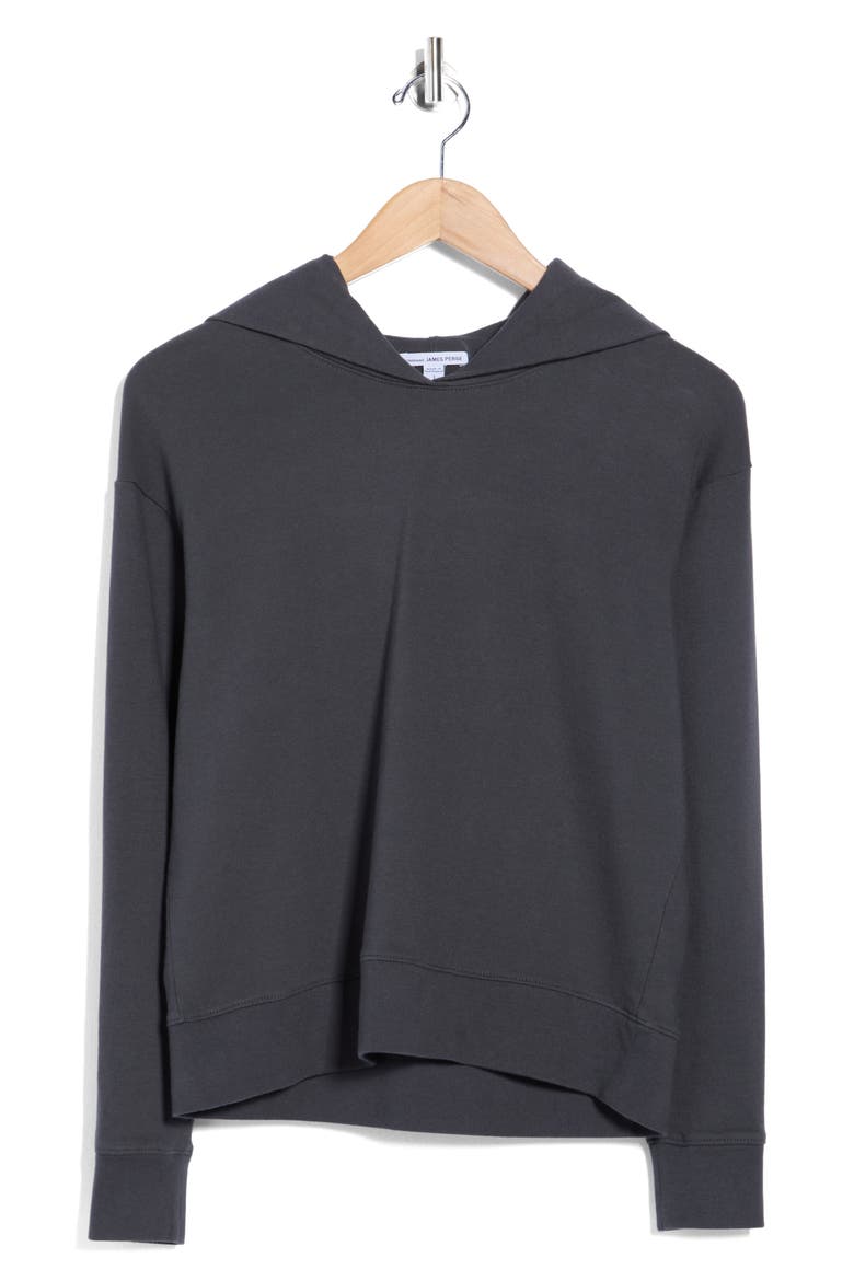 Cotton Pullover Hoodie, Alternate, color, BLUE NOIR
