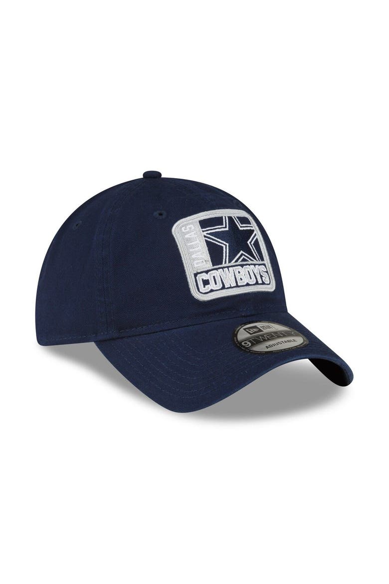 Men's New Era Navy Dallas Cowboys Logo Mix 9TWENTY Adjustable Hat, Alternate, color, Navy