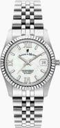 Jacques du Manoir Jacques Du Manoir Inspiration Roman - 34mm, Mother-of-Pearl Dial, Stainless Steel Ladies Watch