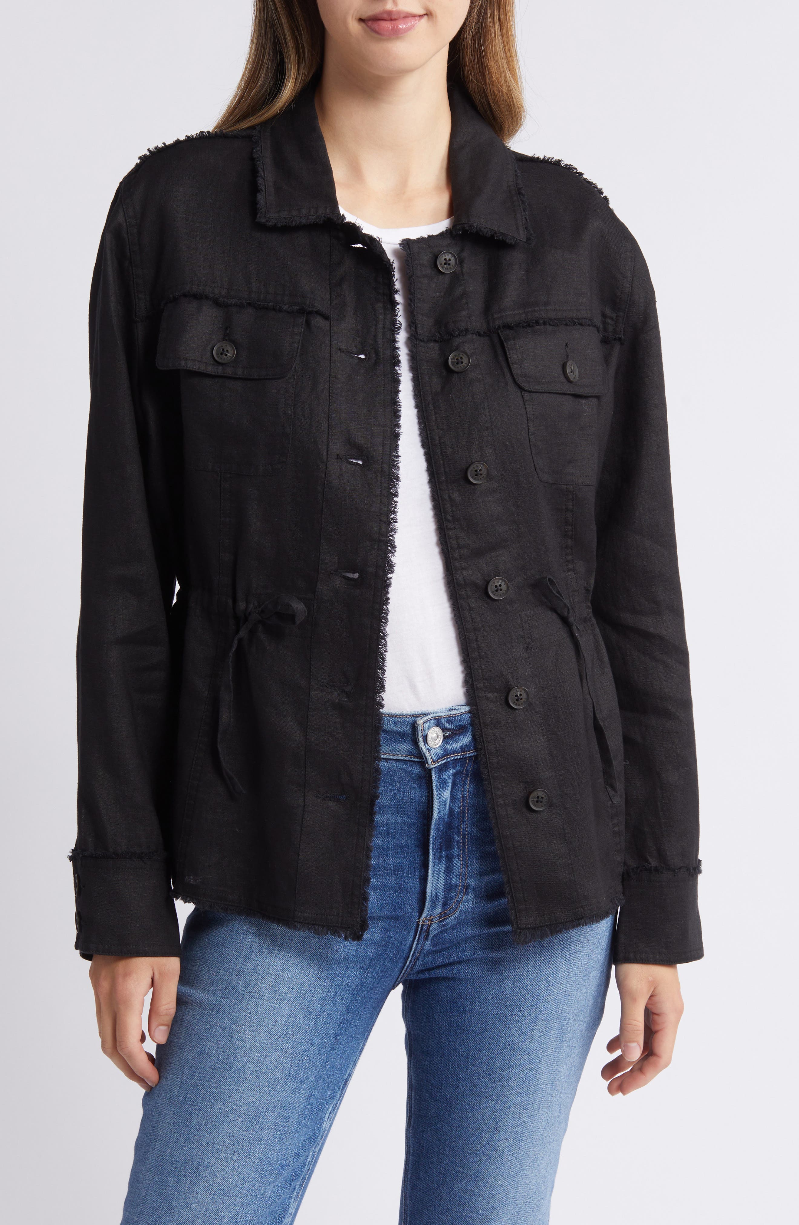 Tommy Bahama Two Palms Linen Utility Jacket