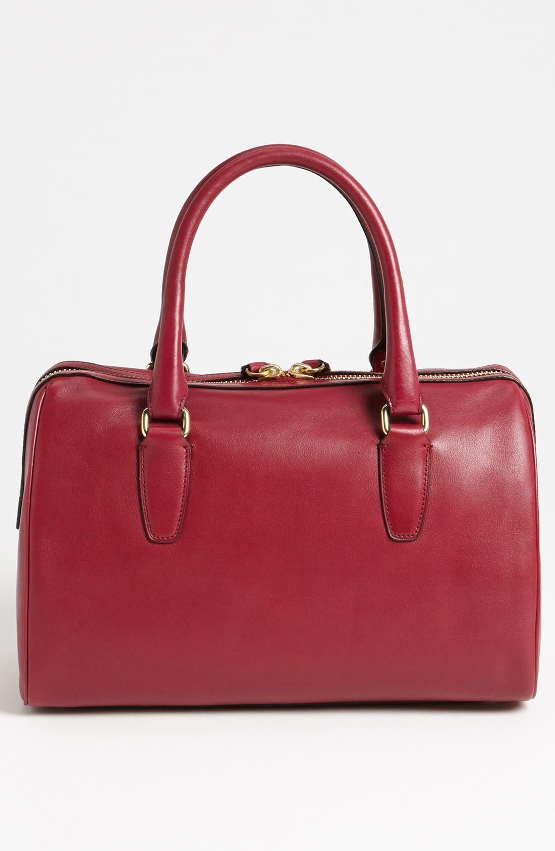 'Legacy - Haley' Leather Satchel, Alternate, color, DEEP PORT