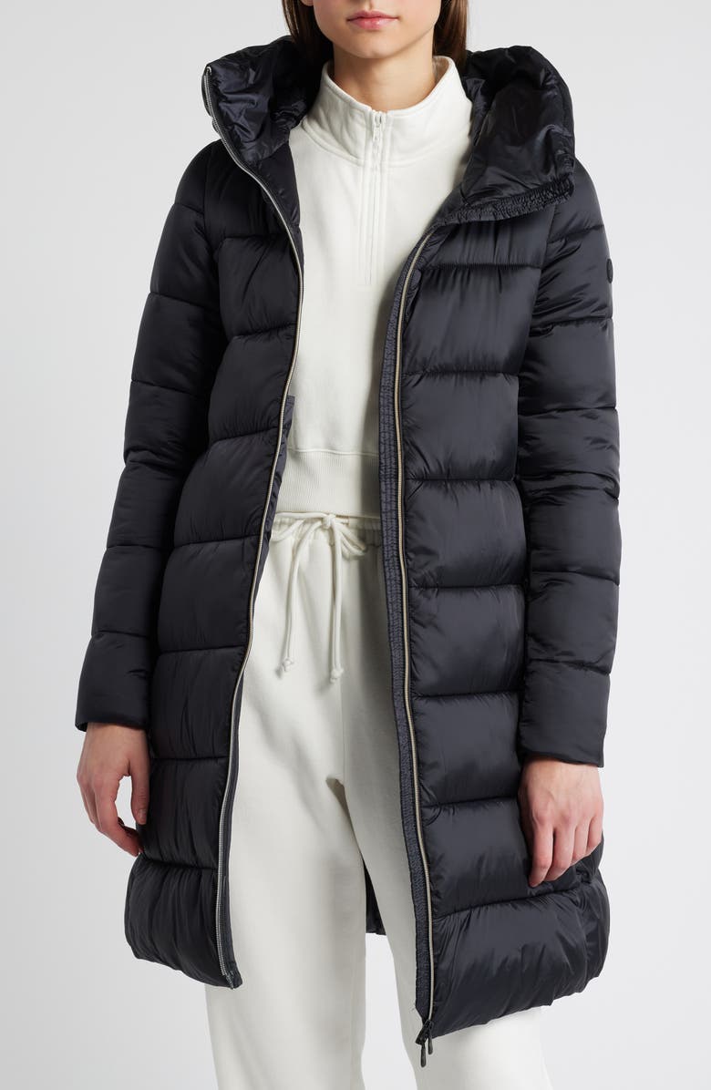 Save The Duck Lysa Water Repellent Quilted Puffer Coat, Alternate, color, 