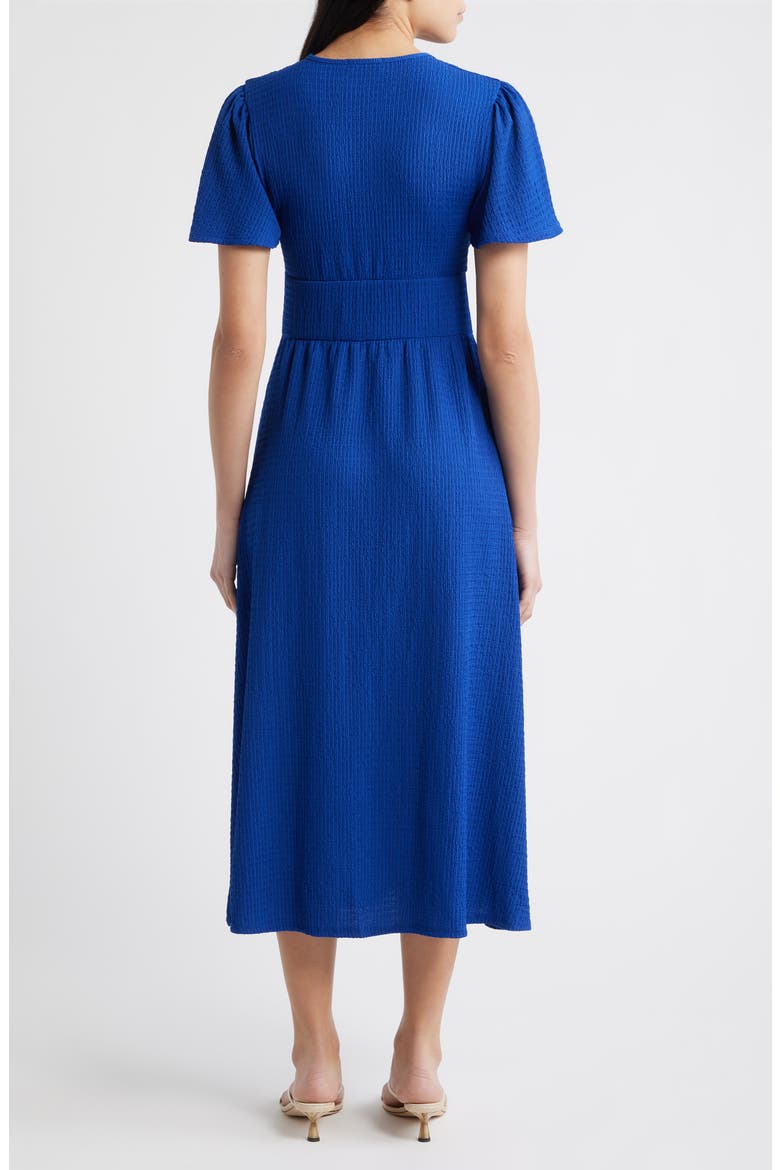Keyhole Midi Dress, Alternate, color, ROYAL