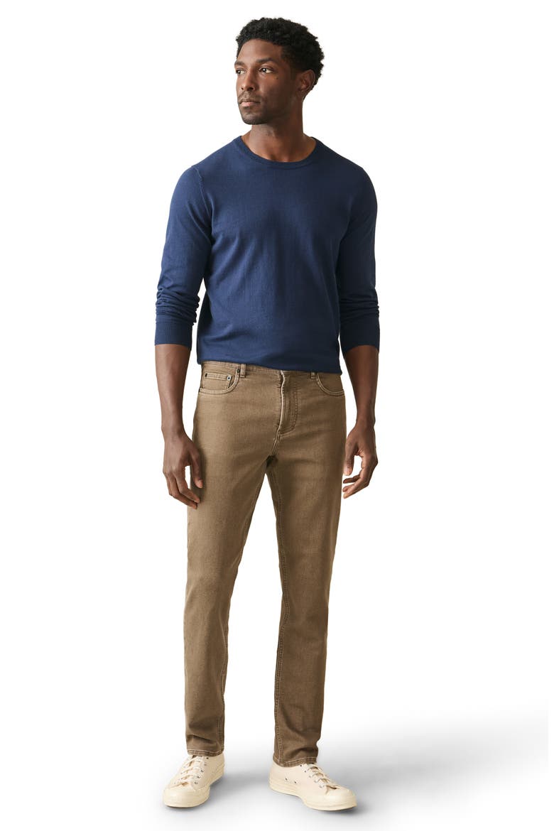 Terry Five-Pocket Stretch Pants, Alternate, color, DRIFTWOOD